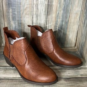 Ankle boots easy street brown women ✅